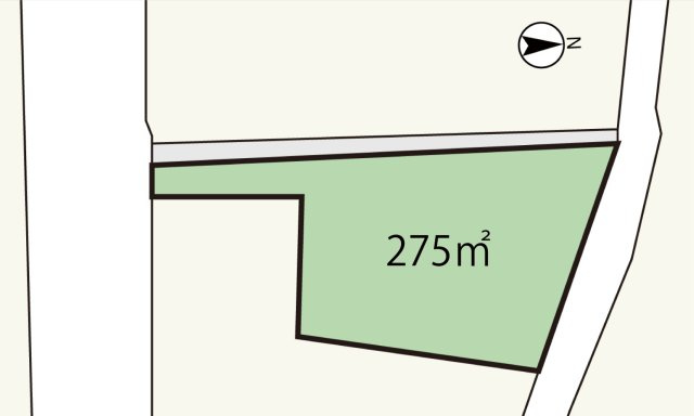 広島市西区井口３丁目　土地の土地図