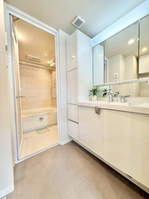 【独立洗面台】 | エンゼルピュア大森 | 独立洗面台で身支度をすべて済ませてしまいましょう