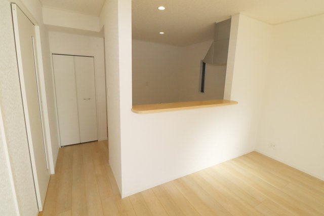 郡山市日和田町字日向　　　１号棟　　　日和田小学校、日和田中学区のキッチン|※同社施工例
