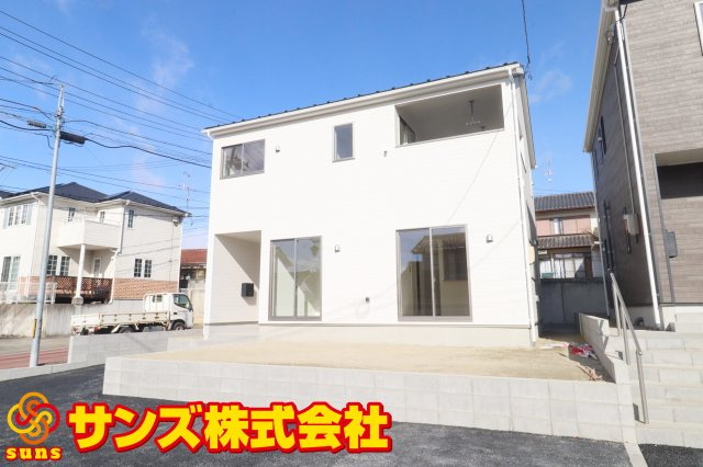 郡山市日和田町字日向　　　１号棟　　　日和田小学校、日和田中学区の外観|南東側から見た外観