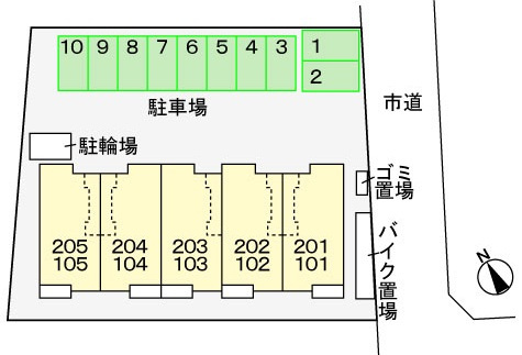 ブリリアント Kの区画図