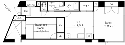第一サンライフ伊東　B棟の間取り