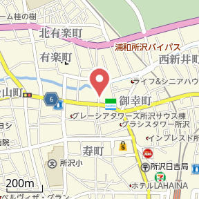 COLORS所沢の地図