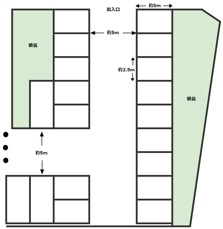 GSパーキングの区画図
