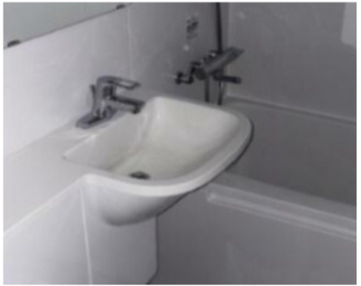 白根ハイツの洗面所