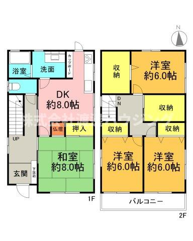 上甲東園4丁目戸建ての間取り