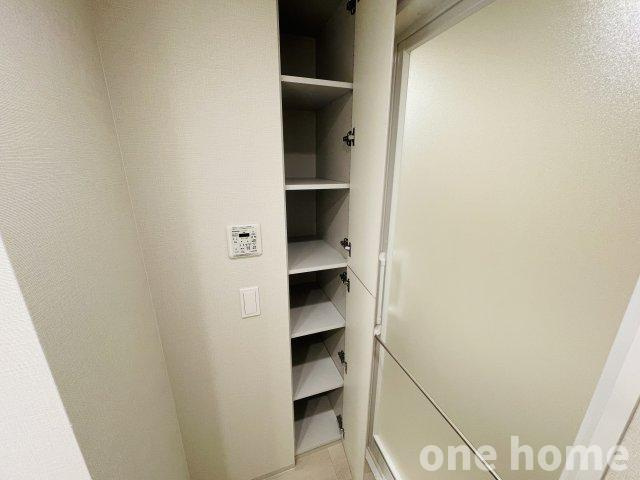 シエリア梅田豊崎の収納|◆洗面室にはリネン庫があり、タオルなどを収納でき重宝します！
◆【onehome専任物件】売主様→当社→お客様の関係でご内覧～商談までスムーズです!!
