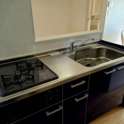 【キッチン】 | 東熱海マリンハイツA | きれいなキッチンです