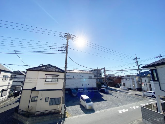 サンシャイン角田Ⅱの展望|バルコニーからの景色！