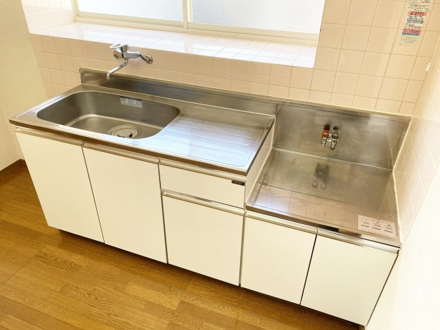 サンシャイン角田Ⅱのキッチン|ガスコンロ設置可能！