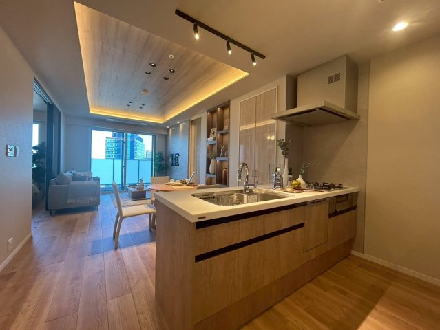 中目黒駅　クロスエアタワー36階　2LDKのキッチン