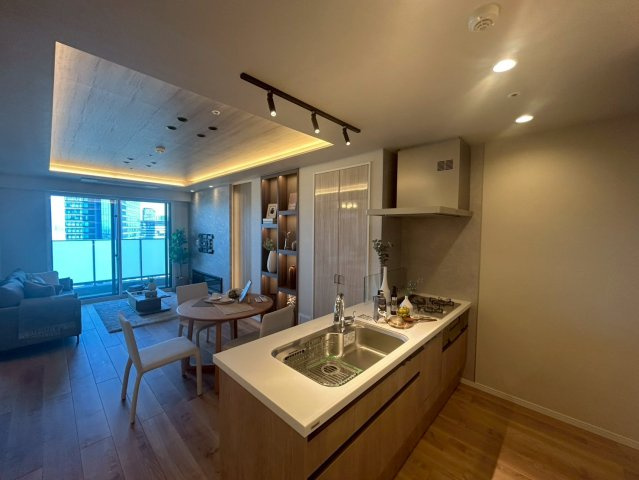 中目黒駅　クロスエアタワー36階　2LDKのキッチン