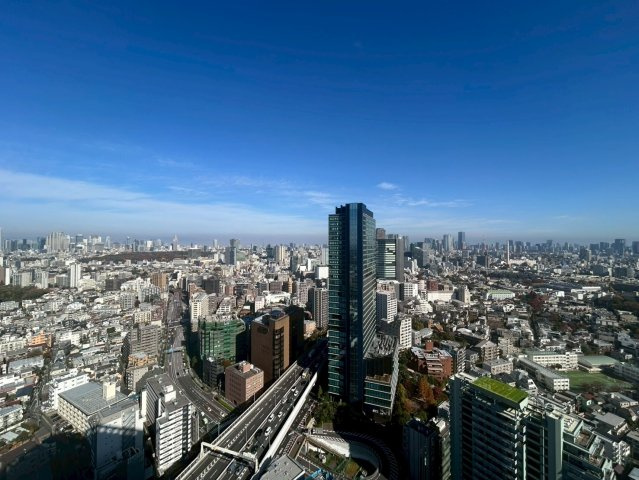 中目黒駅　クロスエアタワー36階　2LDKの展望