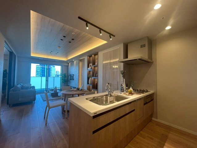 中目黒駅　クロスエアタワー36階　2LDKのキッチン