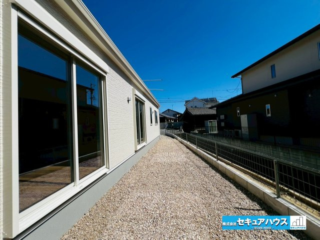 【新築戸建×平屋】刈谷市小垣江町須賀　全2棟の庭|【庭】
◆広々としたお庭付きの物件です♪洗濯物を干すにも充分な広さがあります。