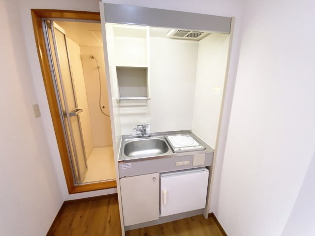 サンシャイン角田Ⅱのキッチン|コンパクトなキッチンスペース！