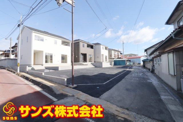 郡山市日和田町字日向　　　2号棟　　　日和田小学校、日和田中学区の外観|西側前面道路