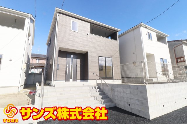 郡山市日和田町字日向　　　2号棟　　　日和田小学校、日和田中学区の外観|南西側から見た外観