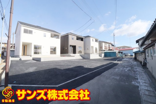 郡山市日和田町字日向　　　2号棟　　　日和田小学校、日和田中学区の外観|南東側から見た外観