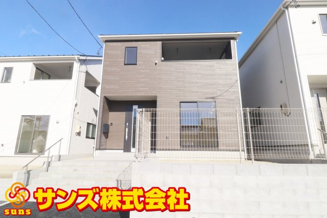 郡山市日和田町字日向　　　2号棟　　　日和田小学校、日和田中学区の外観|南側から見た外観