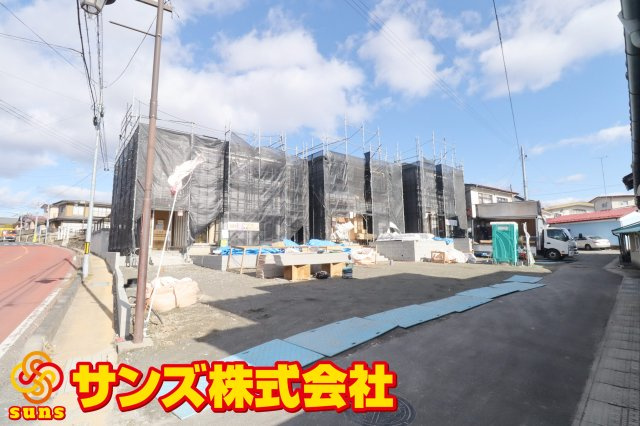 郡山市日和田町字日向　　　3号棟　　　日和田小学校、日和田中学区の外観|南東側から見た外観
