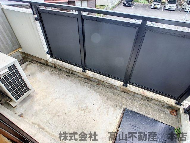 ステューディオTのバルコニー