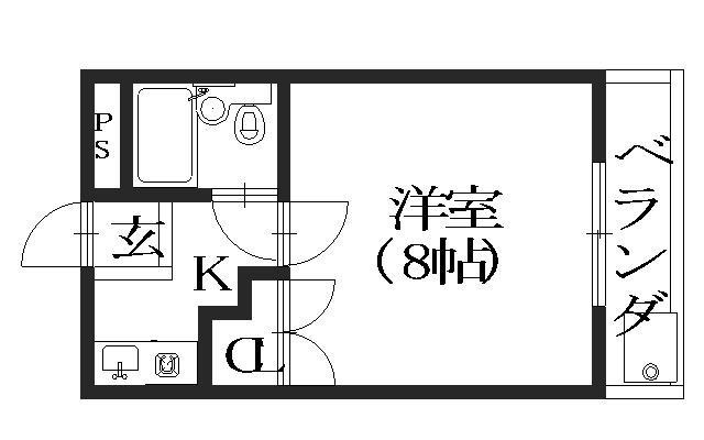 恵解山ハイツの間取り