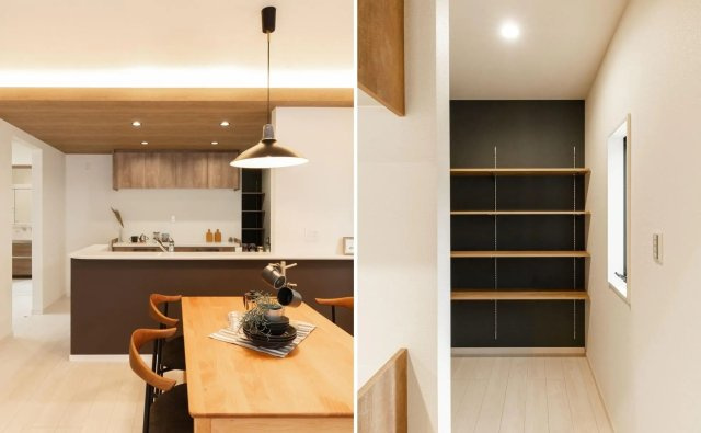 見沼区大谷　新築分譲住宅の居間・リビング|施工例。イメージ写真です