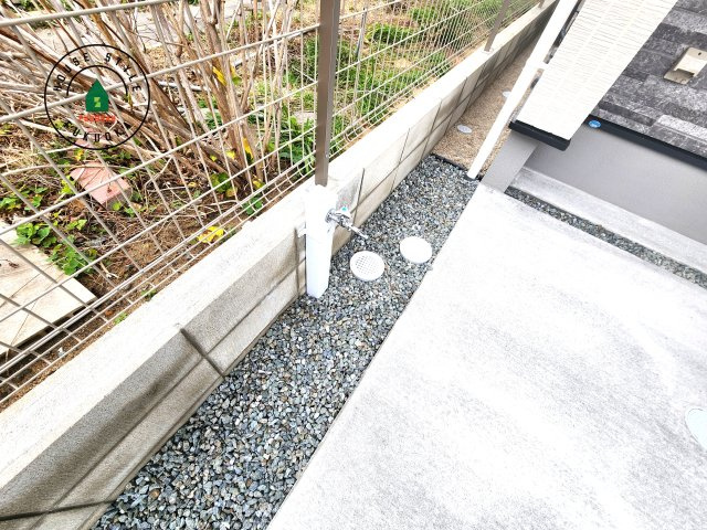 福岡市西区横浜1丁目第5-3棟（1号棟）　の庭|お庭で自由な時間を過ごせます。