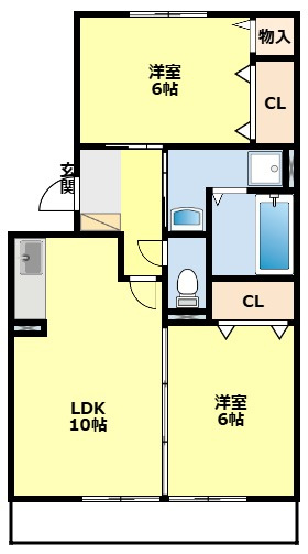 【間取り】 | メゾンあざぶ Ｂ棟