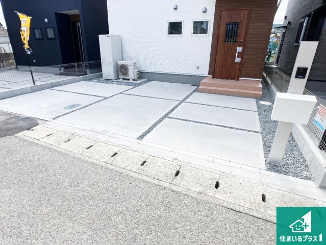 加古川市野口町水足　第3期　新築一戸建ての駐車場|駐車スペース！散水栓があるので、こまめに愛車を洗えます！