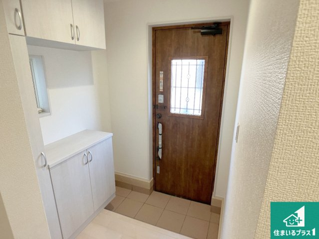 加古川市野口町水足　第3期　新築一戸建ての外観|周辺は落ち着いた街並みの住宅地！子育てがしやすい住環境です！まだ未完成ですが、現地でしかわからない事もございます。是非一度ご覧ください。