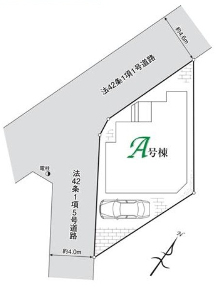 狭山市水野44期　新築戸建　ハートフルタウンの区画図|1月20日撮影