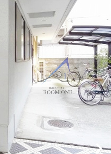 サンライズ市ヶ谷のその他共用部分|駐輪場です。