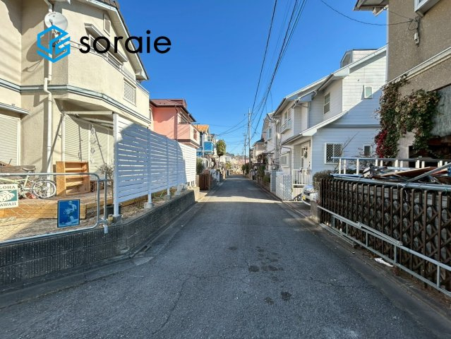 所沢市下富　中古戸建の前面道路含む現地写真|1月13日撮影