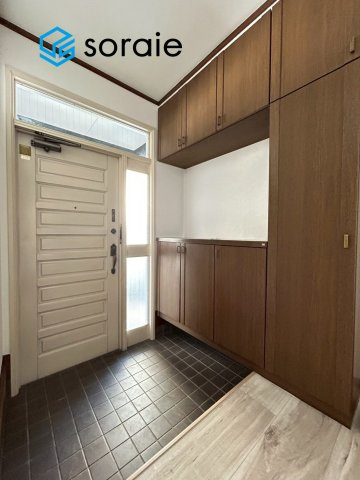 所沢市下富　中古戸建の玄関|1月13日撮影