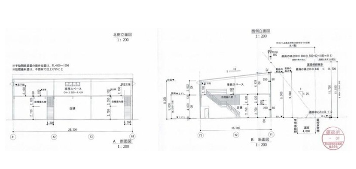 野田市中里の倉庫の間取り
