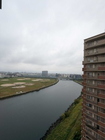 グラン・エステ川崎ツインタワー弐番館の展望|リバービューが広がっています