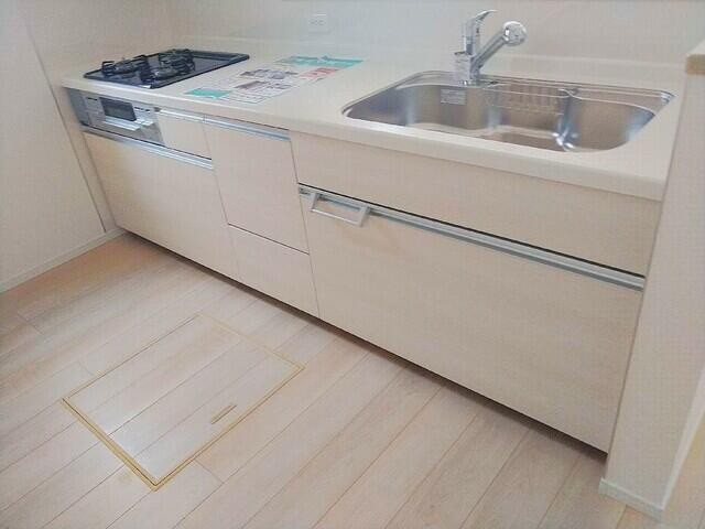 クレイドルガーデン大田原市浅香第８　新築一戸建てのキッチン|３号棟（キッチン）