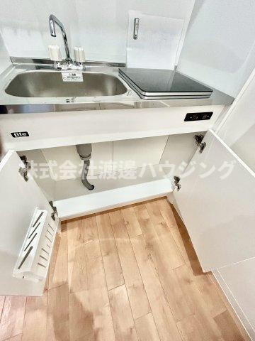 キューズスクエア滝井のキッチン|キッチン下収納