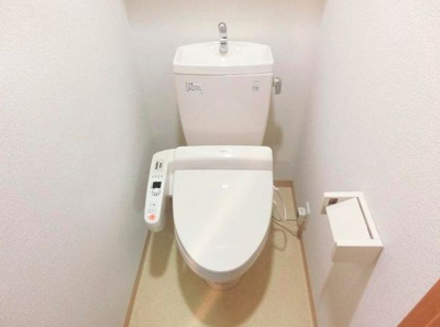 【トイレ】 | YSKⅤマンション | ウォシュレット付きトイレ☆