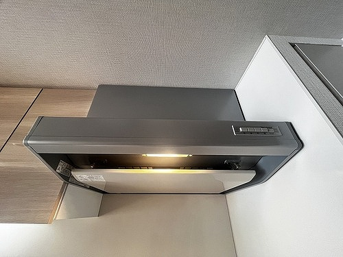 ブランズ大阪福島の設備|レンジフード　※工事完了時／２０２５年１１月の写真