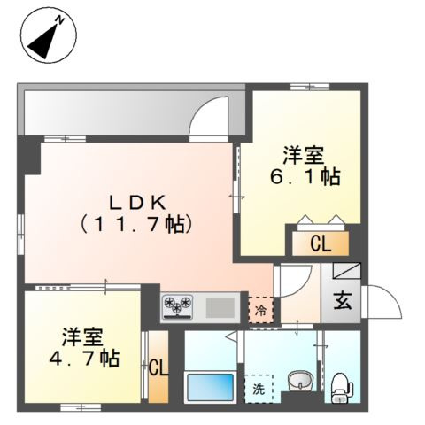 【間取り】 | Ｇｒａｎｄ　Ｃｏｕｒｔ日本橋浜町