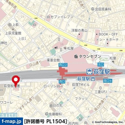 【地図】 | スカイコートエクセレント荻窪（エクセレント荻窪・平井ビル）