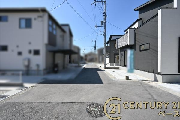 奈良市東九条町 １号棟 ／新築一戸建の前面道路含む現地写真|■現地撮影写真■お気軽にお問い合わせくださいませ！