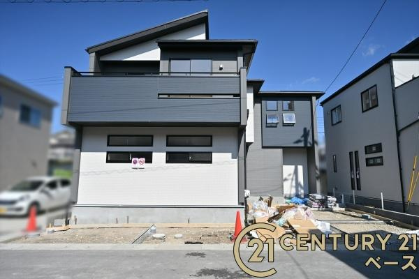 奈良市東九条町 １号棟 ／新築一戸建の外観|■現地撮影写真■JR奈良線「奈良駅」までバス１３分です！お気軽にお問い合わせください！