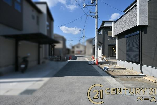 奈良市東九条町 １号棟 ／新築一戸建の前面道路含む現地写真|■現地撮影写真■お気軽にお問い合わせくださいませ！