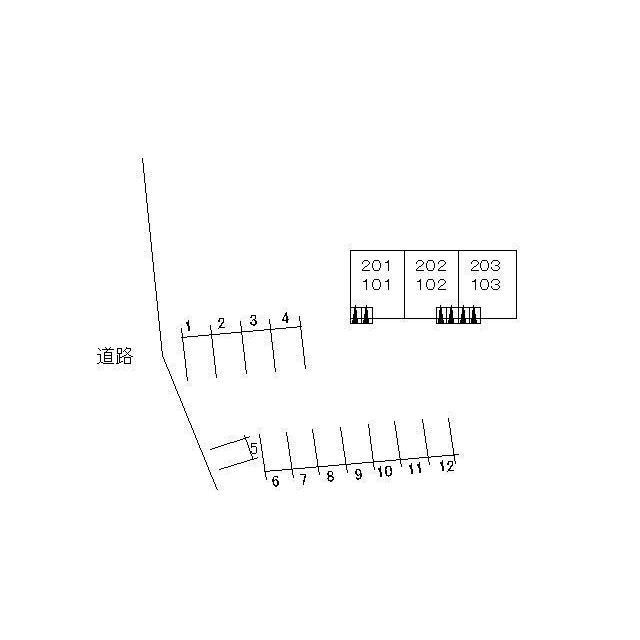 フィオーレ（各務原市）の駐車場