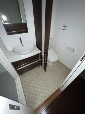 【洗面所】 | 南堀江プライマリーワン | 南堀江プライマリーワン　洗面脱衣所