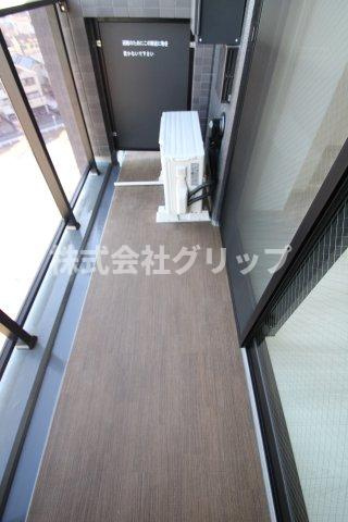 Le'a横濱鶴見市場のバルコニー